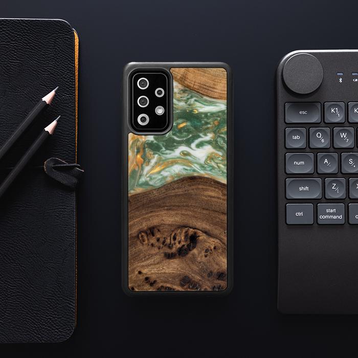 Samsung Galaxy A52 5G Etui na telefon z żywicy i drewna - SYNERGY#A92