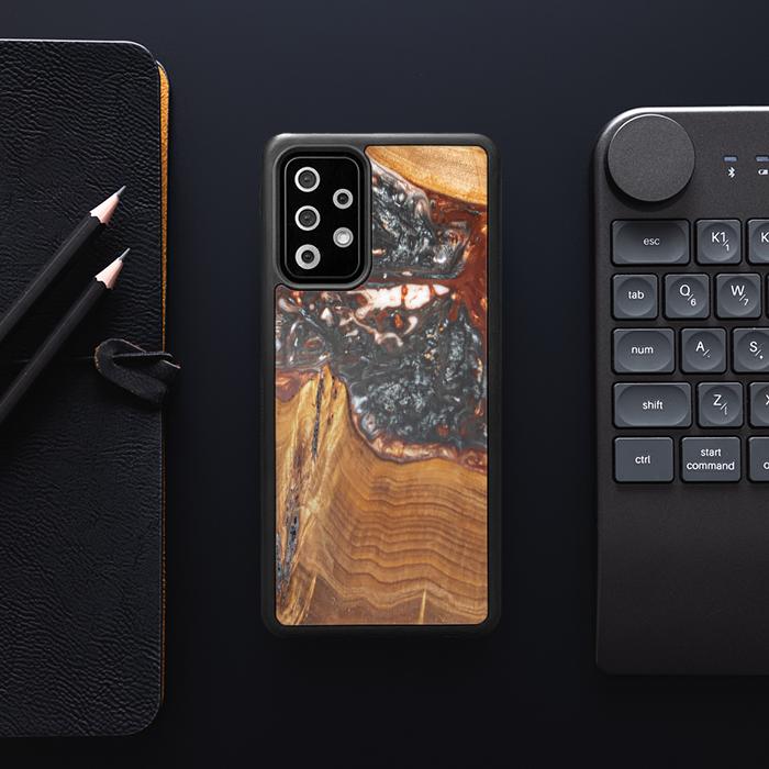 Samsung Galaxy A52 5G Etui na telefon z żywicy i drewna - SYNERGY#B37