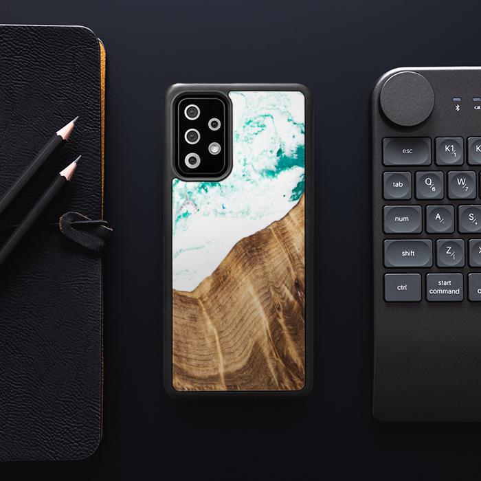 Samsung Galaxy A52 5G Etui na telefon z żywicy i drewna - SYNERGY#C14
