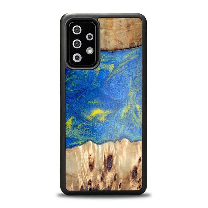 Samsung Galaxy A52 5G Etui na telefon z żywicy i drewna - Synergy#D128