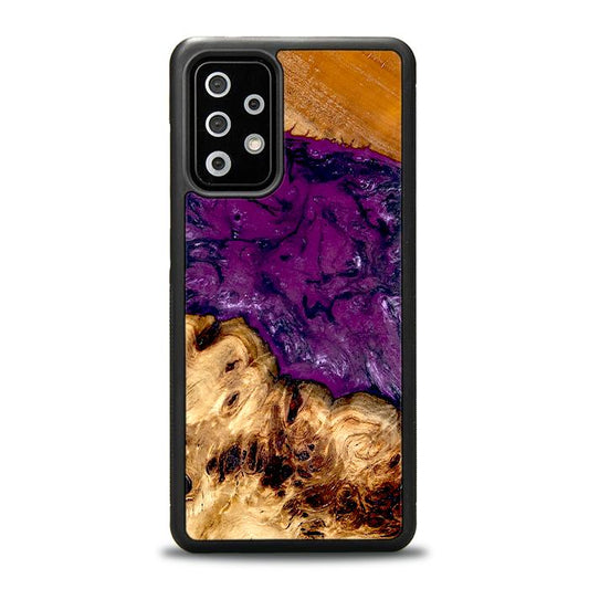 Samsung Galaxy A52 5G Handyhülle aus Harz und Holz - Synergy#D130