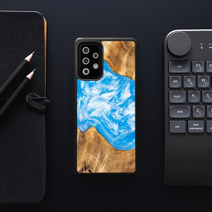 Samsung Galaxy A53 5G Etui na telefon z żywicy i drewna - SYNERGY#A28