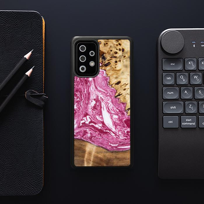 Samsung Galaxy A53 5G Etui na telefon z żywicy i drewna - Synergy#129