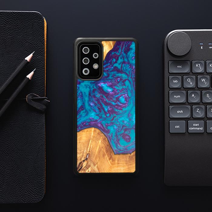 Samsung Galaxy A53 5G Etui na telefon z żywicy i drewna - Synergy#B28