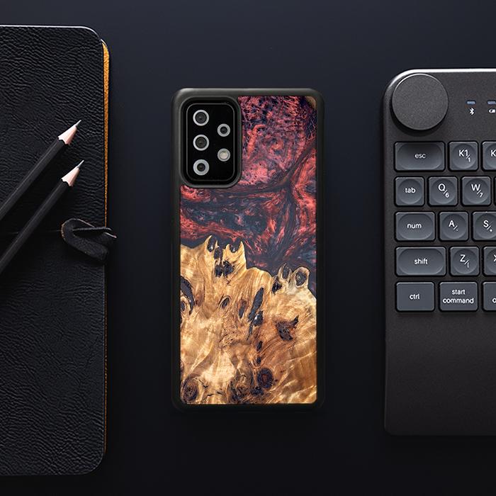 Samsung Galaxy A53 5G Etui na telefon z żywicy i drewna - Synergy#D118