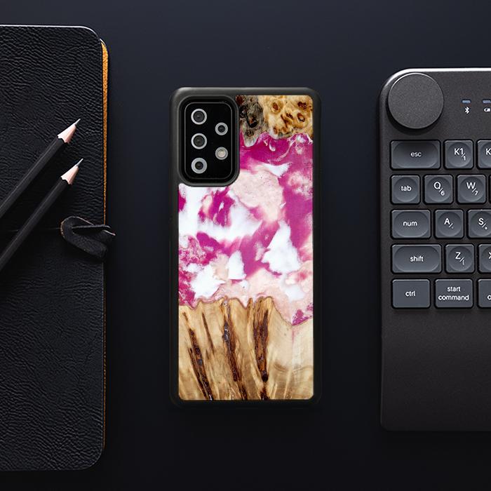 Samsung Galaxy A53 5G Etui na telefon z żywicy i drewna - Synergy#D124