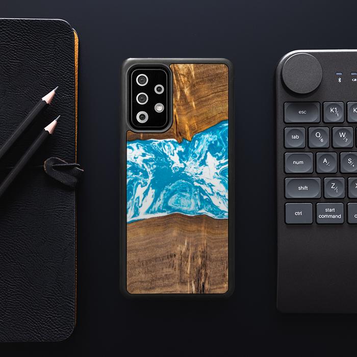 Samsung Galaxy A72 5G Etui na telefon z żywicy i drewna - SYNERGY#A7