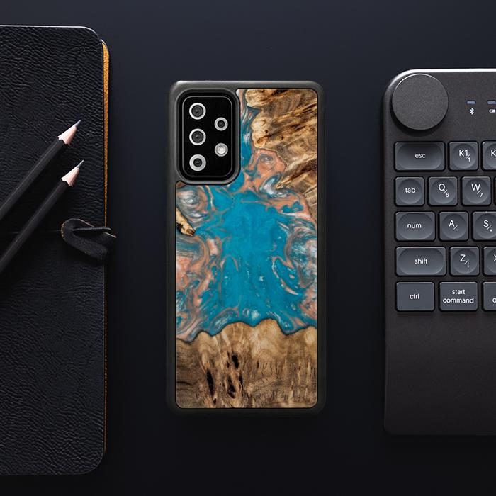 Samsung Galaxy A72 5G Etui na telefon z żywicy i drewna - SYNERGY#A97