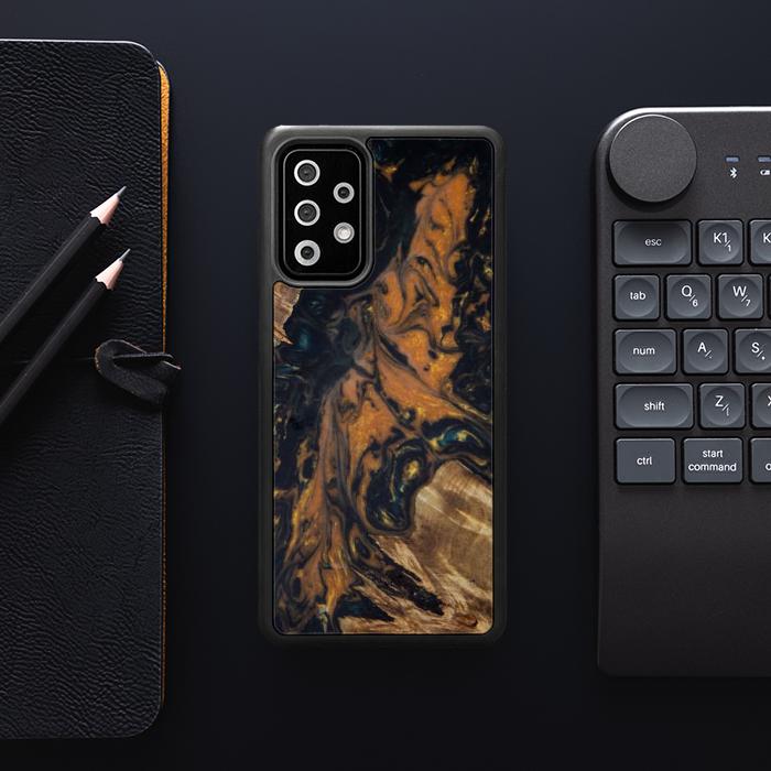 Samsung Galaxy A72 5G Etui na telefon z żywicy i drewna - Synergy#162