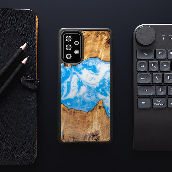 Samsung Galaxy A72 5G Etui na telefon z żywicy i drewna - Synergy# A34