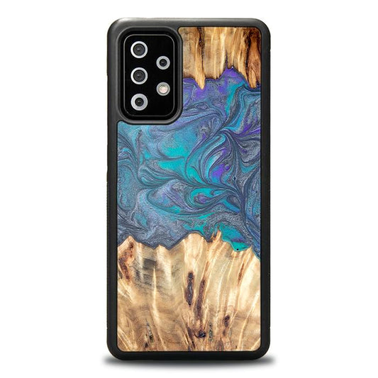 Samsung Galaxy A72 5G Handyhülle aus Harz und Holz - Synergy#D107
