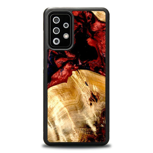 Samsung Galaxy A72 5G Handyhülle aus Harz und Holz - Synergy#D117