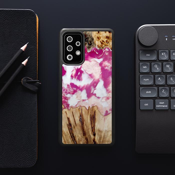 Samsung Galaxy A72 5G Etui na telefon z żywicy i drewna - Synergy#D124