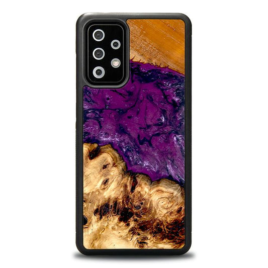 Samsung Galaxy A72 5G Handyhülle aus Harz und Holz - Synergy#D130