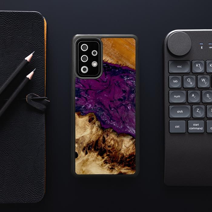 Samsung Galaxy A72 5G Etui na telefon z żywicy i drewna - Synergy#D134