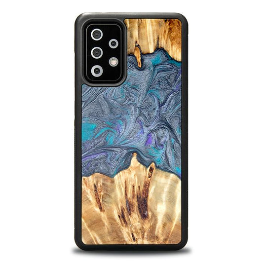 Samsung Galaxy A72 5G Handyhülle aus Harz und Holz - Synergy#D135