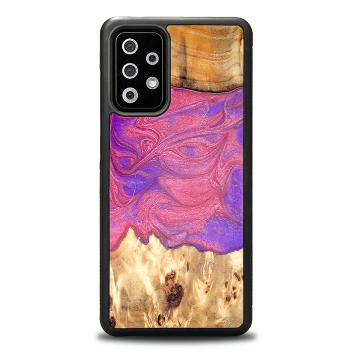 Samsung Galaxy A72 5G Handyhülle aus Harz und Holz - Synergy#D136