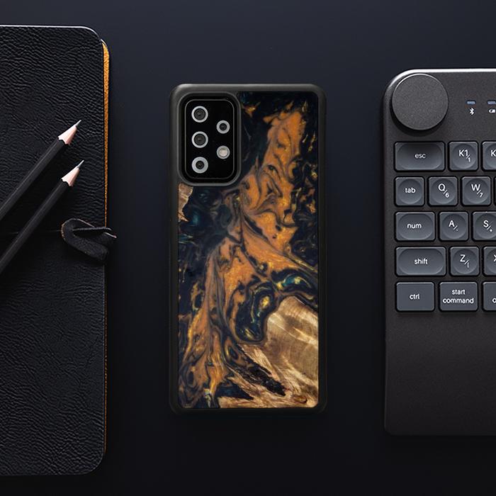 Samsung Galaxy A73 5G Etui na telefon z żywicy i drewna - Synergy#162