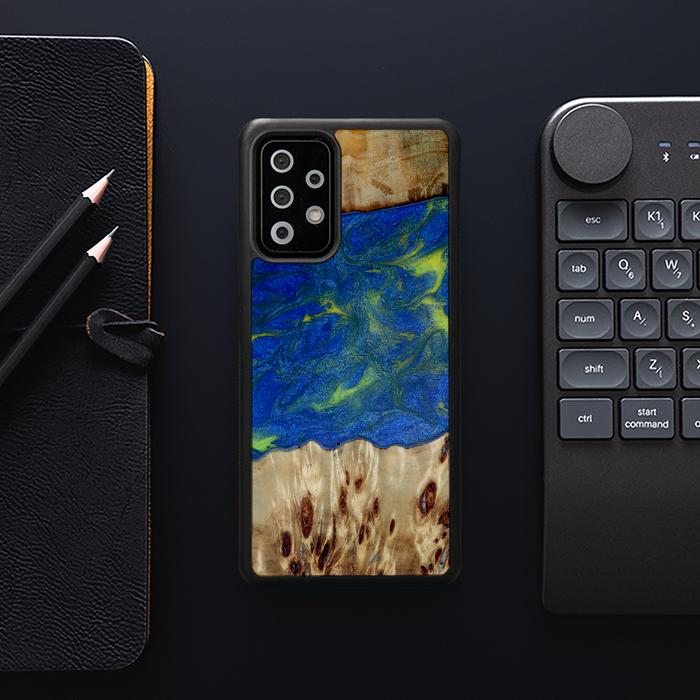 Samsung Galaxy A73 5G Etui na telefon z żywicy i drewna - Synergy#D102