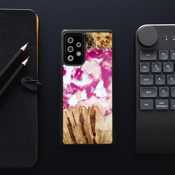 Samsung Galaxy A73 5G Etui na telefon z żywicy i drewna - Synergy#D124