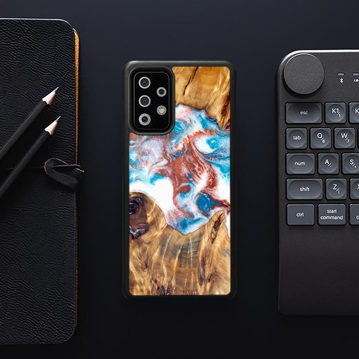 Samsung Galaxy A73 5G Etui na telefon z żywicy i drewna - Synergy#D125