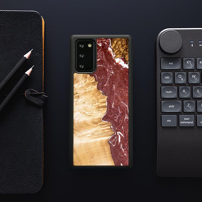 Samsung Galaxy NOTE 20 Etui na telefon z żywicy i drewna - SYNERGY#316