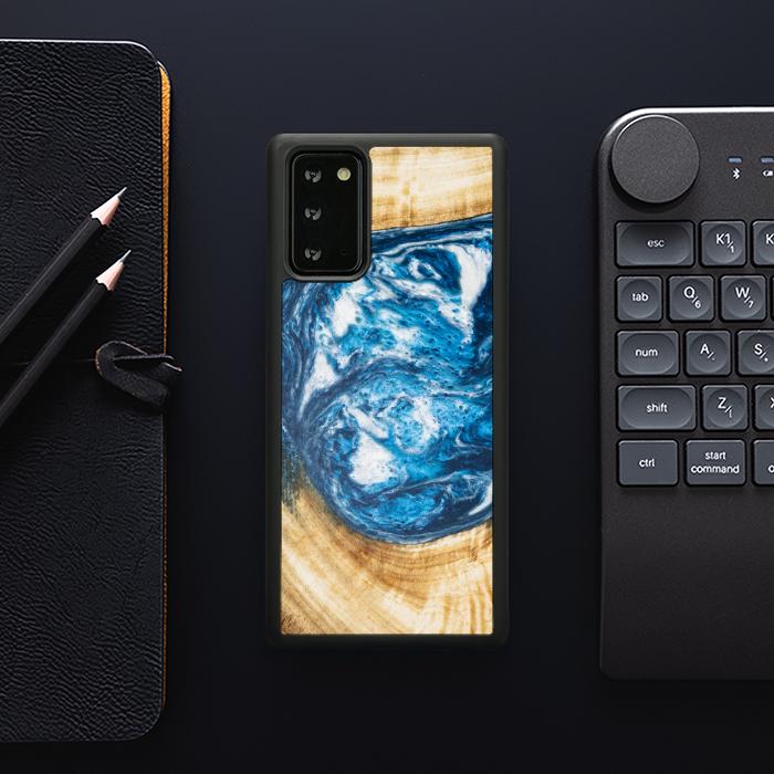 Samsung Galaxy NOTE 20 Etui na telefon z żywicy i drewna - SYNERGY#350