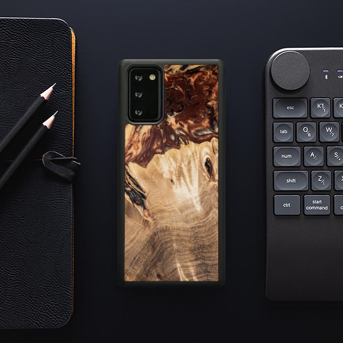 Samsung Galaxy NOTE 20 20 etui na telefon z żywicy i drewna - SYNERGY#A100