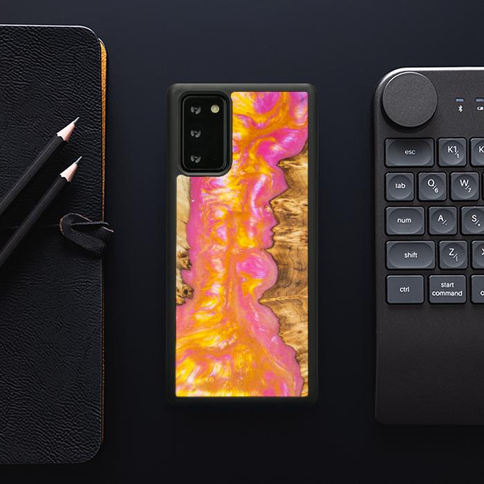 Samsung Galaxy NOTE 20 20 etui na telefon z żywicy i drewna - SYNERGY#A20