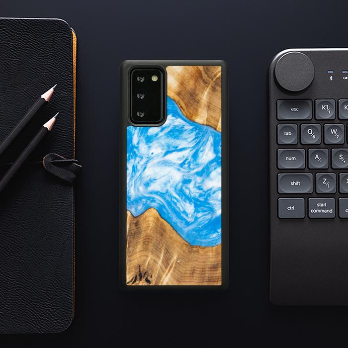 Samsung Galaxy NOTE 20 Etui na telefon z żywicy i drewna - SYNERGY#A28