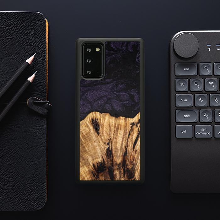 Samsung Galaxy NOTE 20 Etui na telefon z żywicy i drewna - SYNERGY#C31