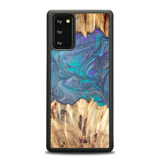 Samsung Galaxy NOTE 20 Handyhülle aus Harz und Holz - Synergy#D107