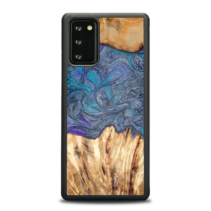 Samsung Galaxy NOTE 20 Handyhülle aus Harz und Holz - Synergy#D132
