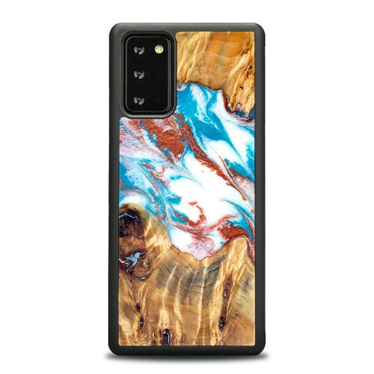 Samsung Galaxy NOTE 20 Handyhülle aus Harz und Holz - Synergy#D137
