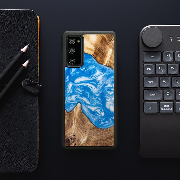 Samsung Galaxy S20 FE Etui na telefon z żywicy i drewna - SYNERGY#325