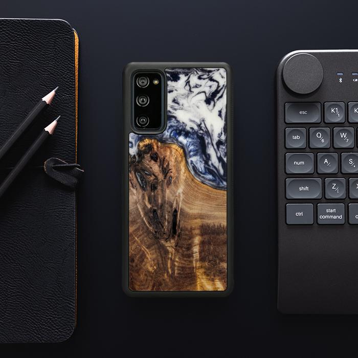 Samsung Galaxy S20 FE Etui na telefon z żywicy i drewna - SYNERGY#A63