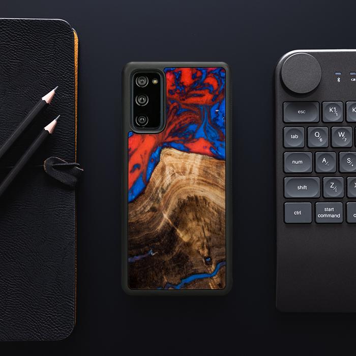 Samsung Galaxy S20 FE Etui na telefon z żywicy i drewna - SYNERGY#A82