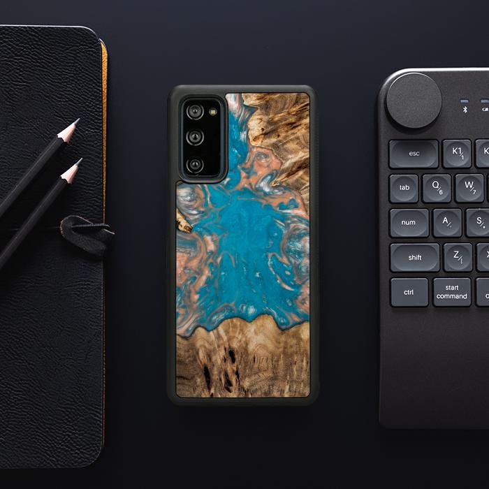 Samsung Galaxy S20 FE Etui na telefon z żywicy i drewna - SYNERGY#A97
