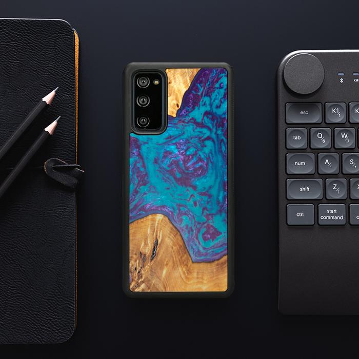 Samsung Galaxy S20 FE Etui na telefon z żywicy i drewna - SYNERGY#B25