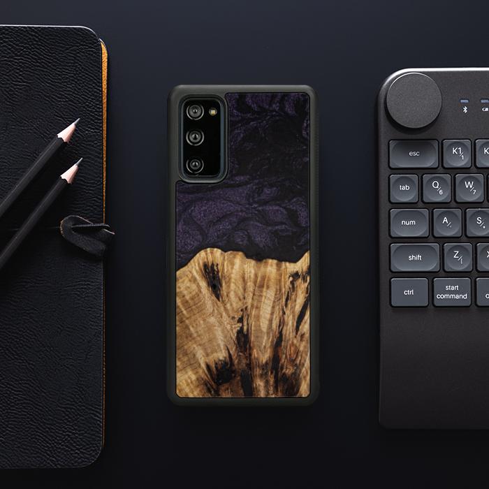 Samsung Galaxy S20 FE Etui na telefon z żywicy i drewna - SYNERGY#C31