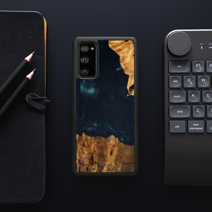 Samsung Galaxy S20 FE Etui na telefon z żywicy i drewna - Synergy#190