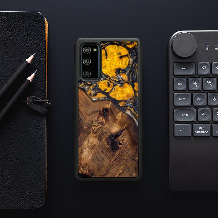Samsung Galaxy S20 FE Etui na telefon z żywicy i drewna - Synergy#234