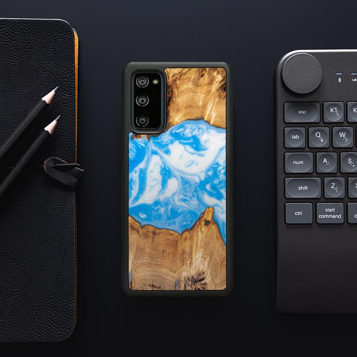 Samsung Galaxy S20 FE Etui na telefon z żywicy i drewna - Synergy# A34
