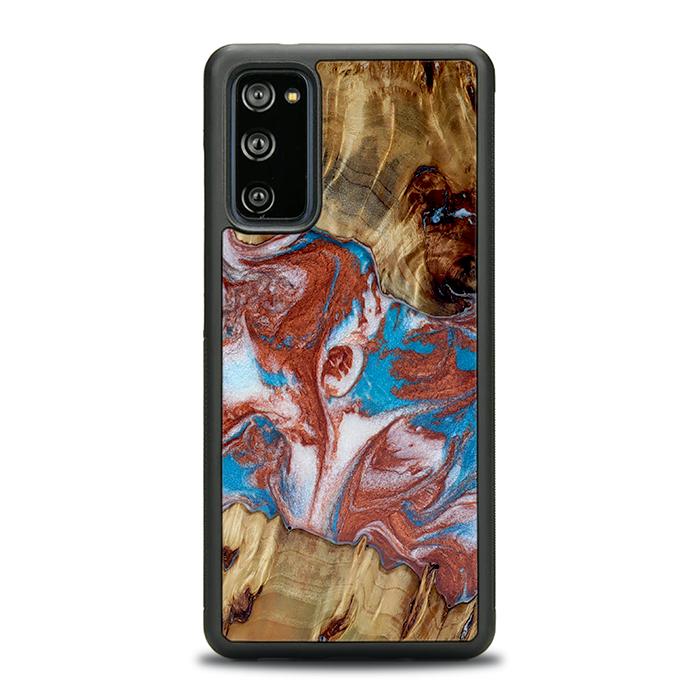Samsung Galaxy S20 FE Handyhülle aus Harz und Holz - Synergy#D103