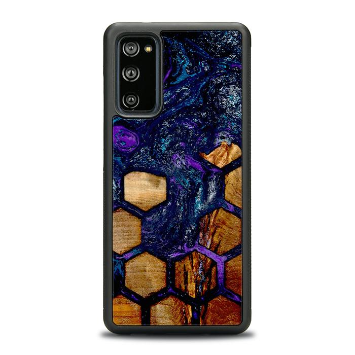 Samsung Galaxy S20 FE Etui na telefon z żywicy i drewna - Synergy#D105