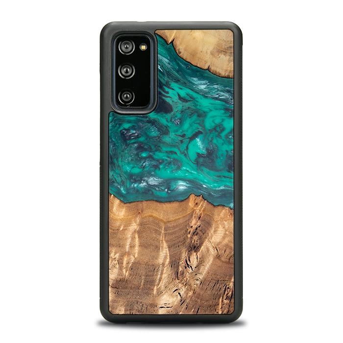 Samsung Galaxy S20 FE Handyhülle aus Harz und Holz - Synergy#D109