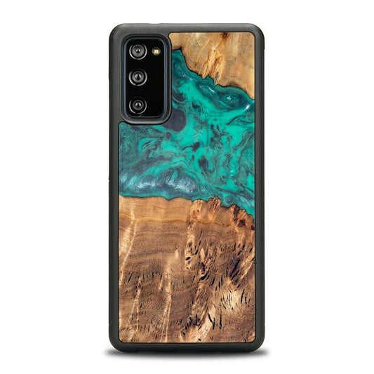 Samsung Galaxy S20 FE Handyhülle aus Harz und Holz - Synergy#D111