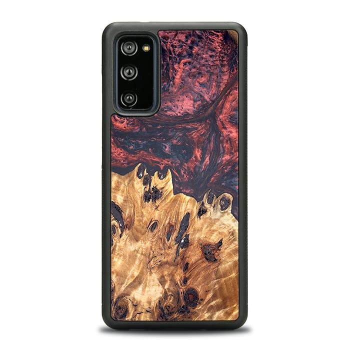 Samsung Galaxy S20 FE Etui na telefon z żywicy i drewna - Synergy#D118