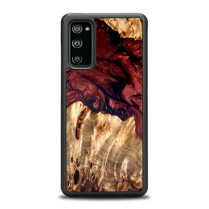 Samsung Galaxy S20 FE Etui na telefon z żywicy i drewna - Synergy#D121