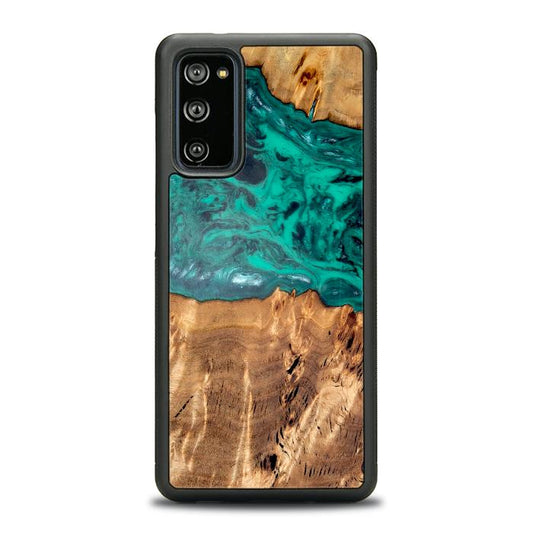 Samsung Galaxy S20 FE Handyhülle aus Harz und Holz - Synergy#D133
